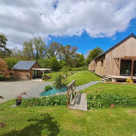 Chalets De Pont Cob Avec Spa Gouezec Bagian luar foto