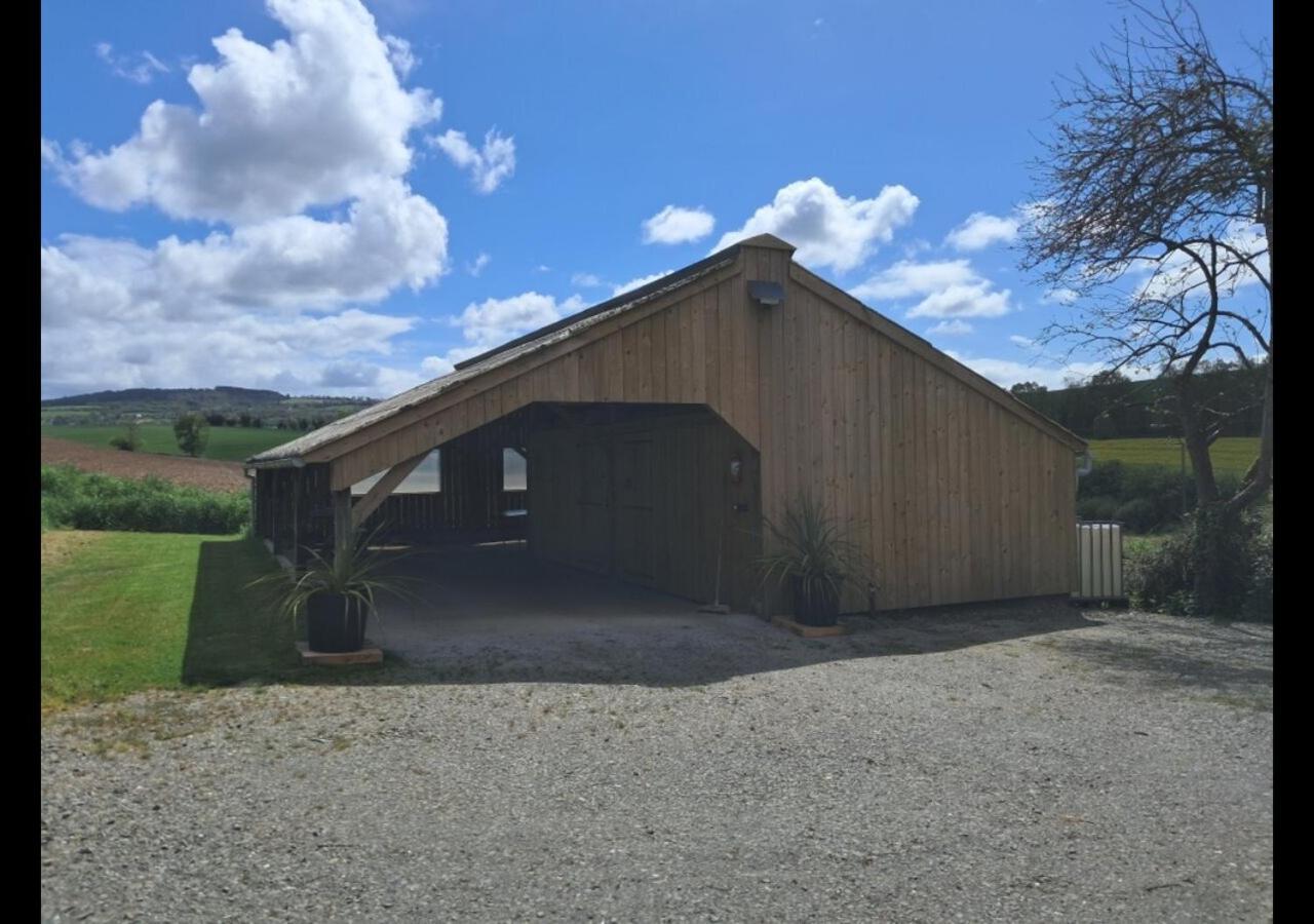 Chalets De Pont Cob Avec Spa Gouezec Bagian luar foto