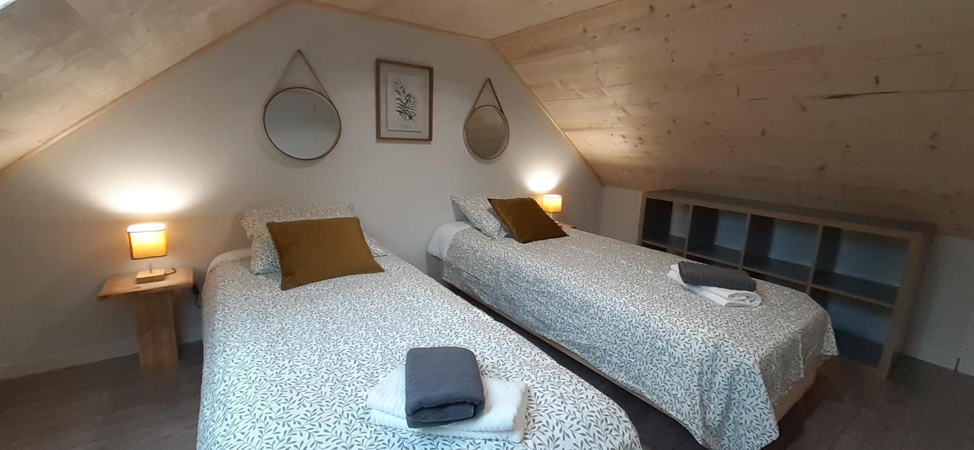Chalets De Pont Cob Avec Spa Gouezec Bagian luar foto